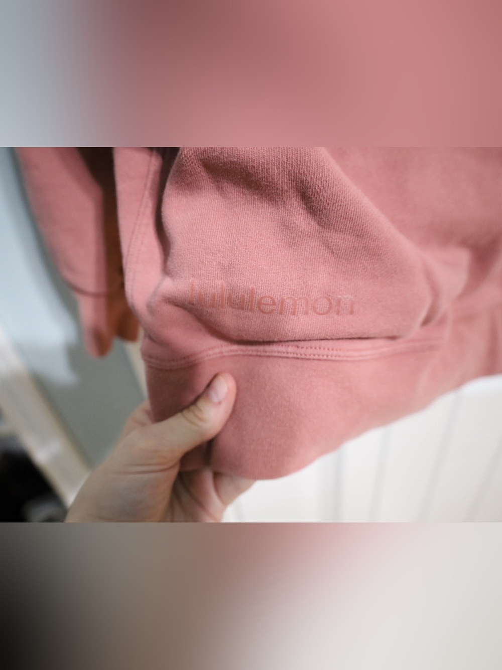 Lululemon Pink Perfectly Oversized Crewneck Sweater Size 4-6 - Picture 4 of 6